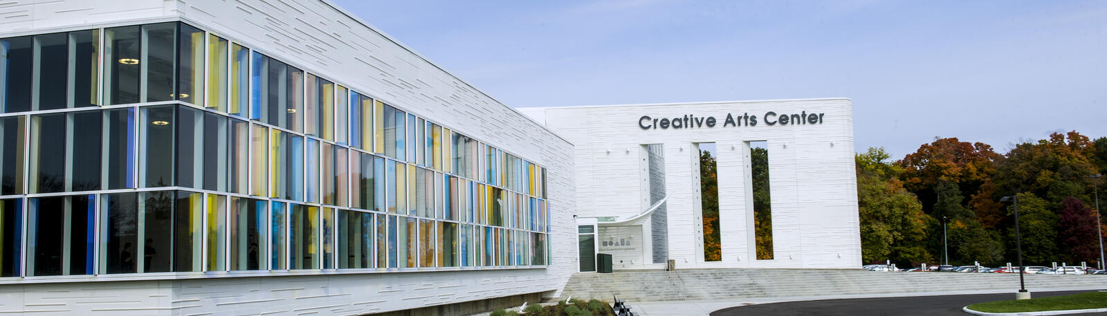 photo of the exterior of the creative arts center